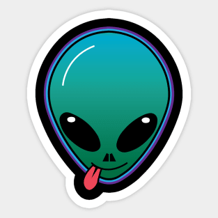 aliens Sticker